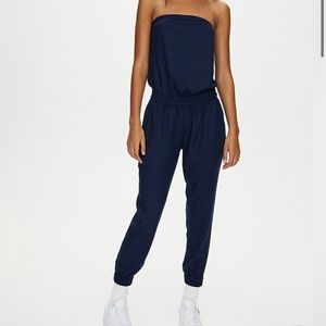 SUNDAY BEST Strapless Jumpsuit in BLACK